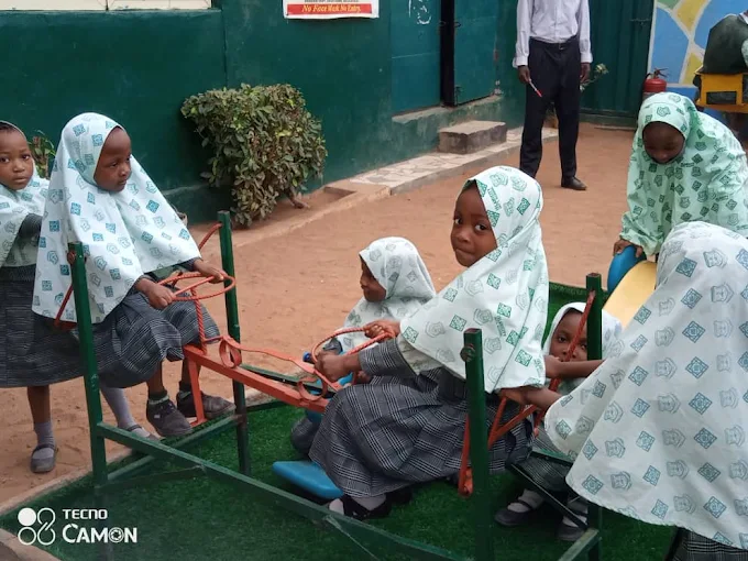 Happy pupils at Islamicity International School